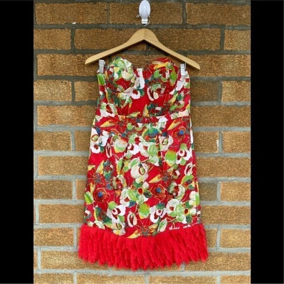 Peter Som for Anthropologie Luisa PoppyDress size 12 - Picture 2 of 13